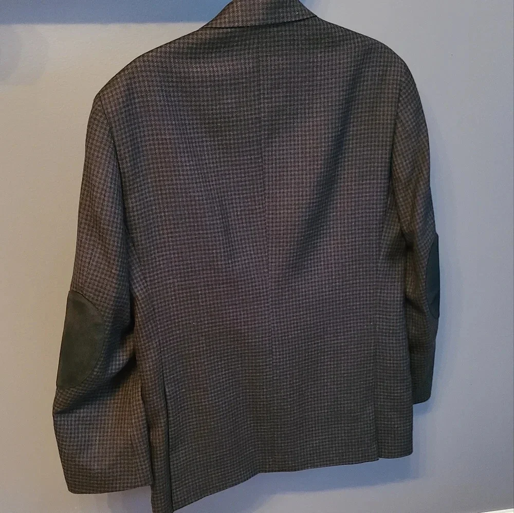 Stafford wool sport blazer Houndstooth Print sz .40 medium